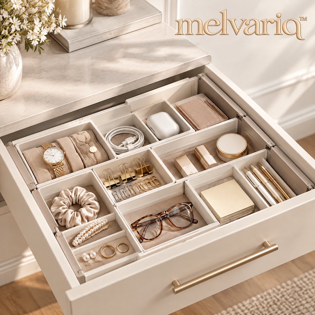 Melvariq™ Modular Drawer Organizer Set