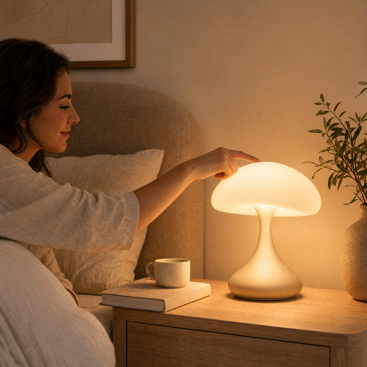 Melvariq™ Modern Mushroom Table Lamp