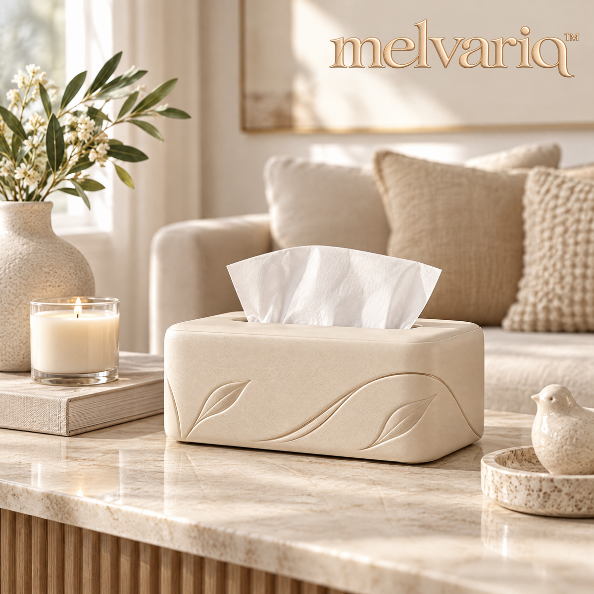 Melvariq™ Decorative Tissue Box Cover