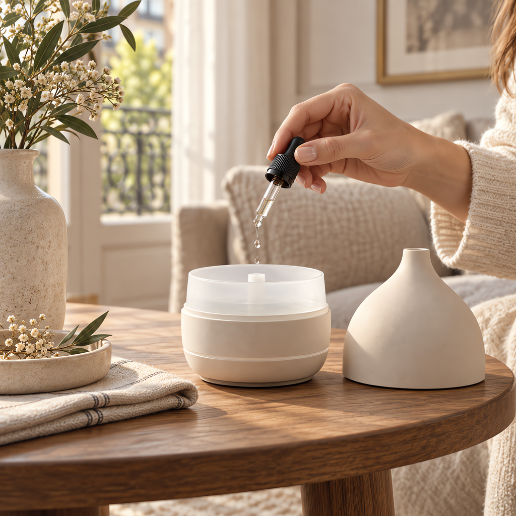 Melvariq™ Ceramic-Style Essential Oil Diffuser