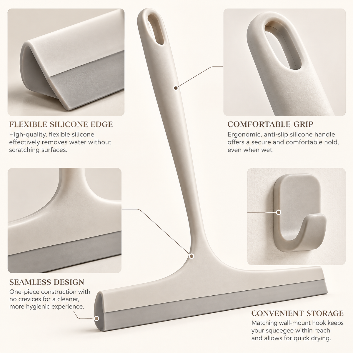 Melvariq™ Bathroom Shower Squeegee